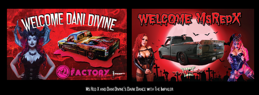 The Impaler & The Concubines: The Impaler's Weekly Bite - Dani Divine and Ms Red X Banner