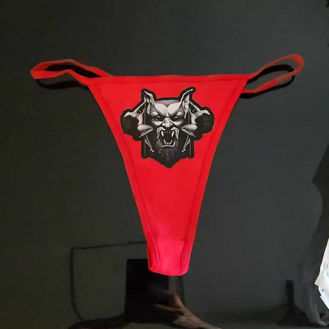 The Impaler & The Concubines Red Thong Front Merchandise