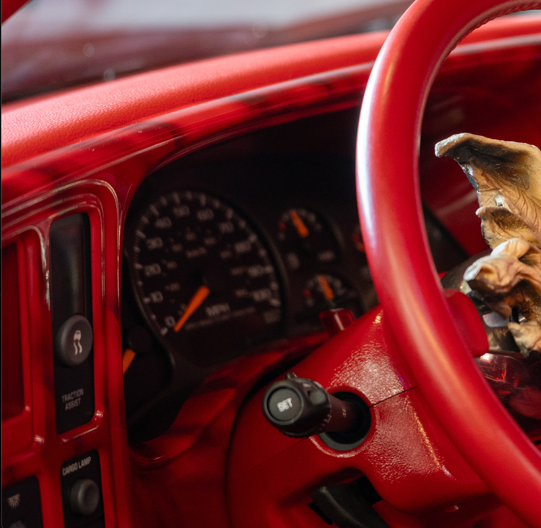 The Impaler & The Concubines - Red Marbled Dash Close Up Interior Image