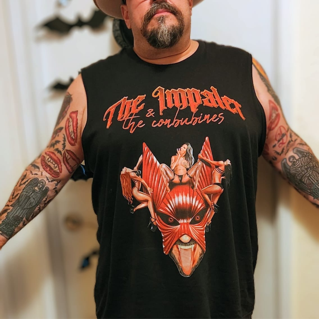 The Impaler & Th Concubines The Impaler Feeding Time Tank Top Front View