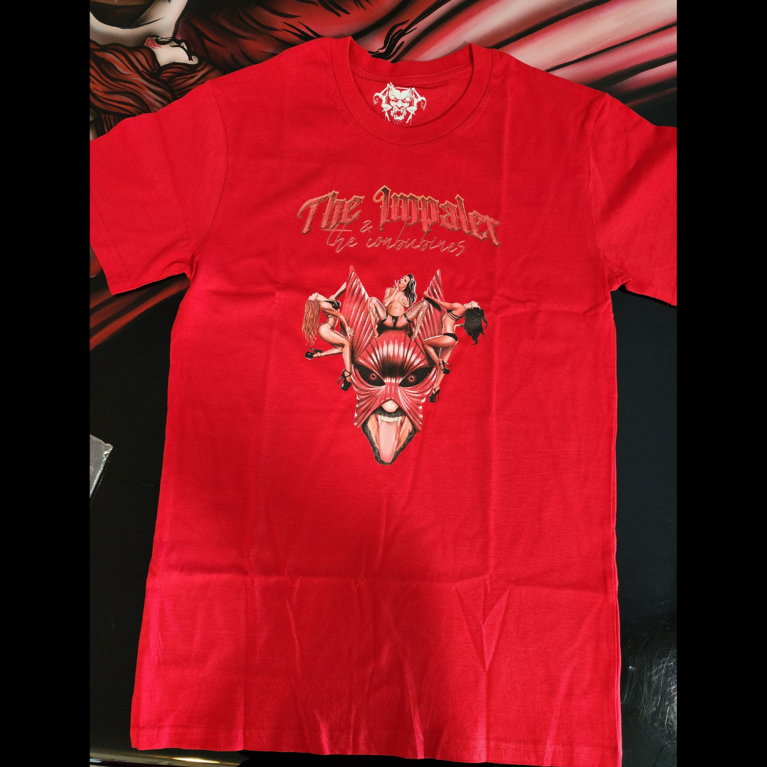 The Impaler Feeding Time Red Tee