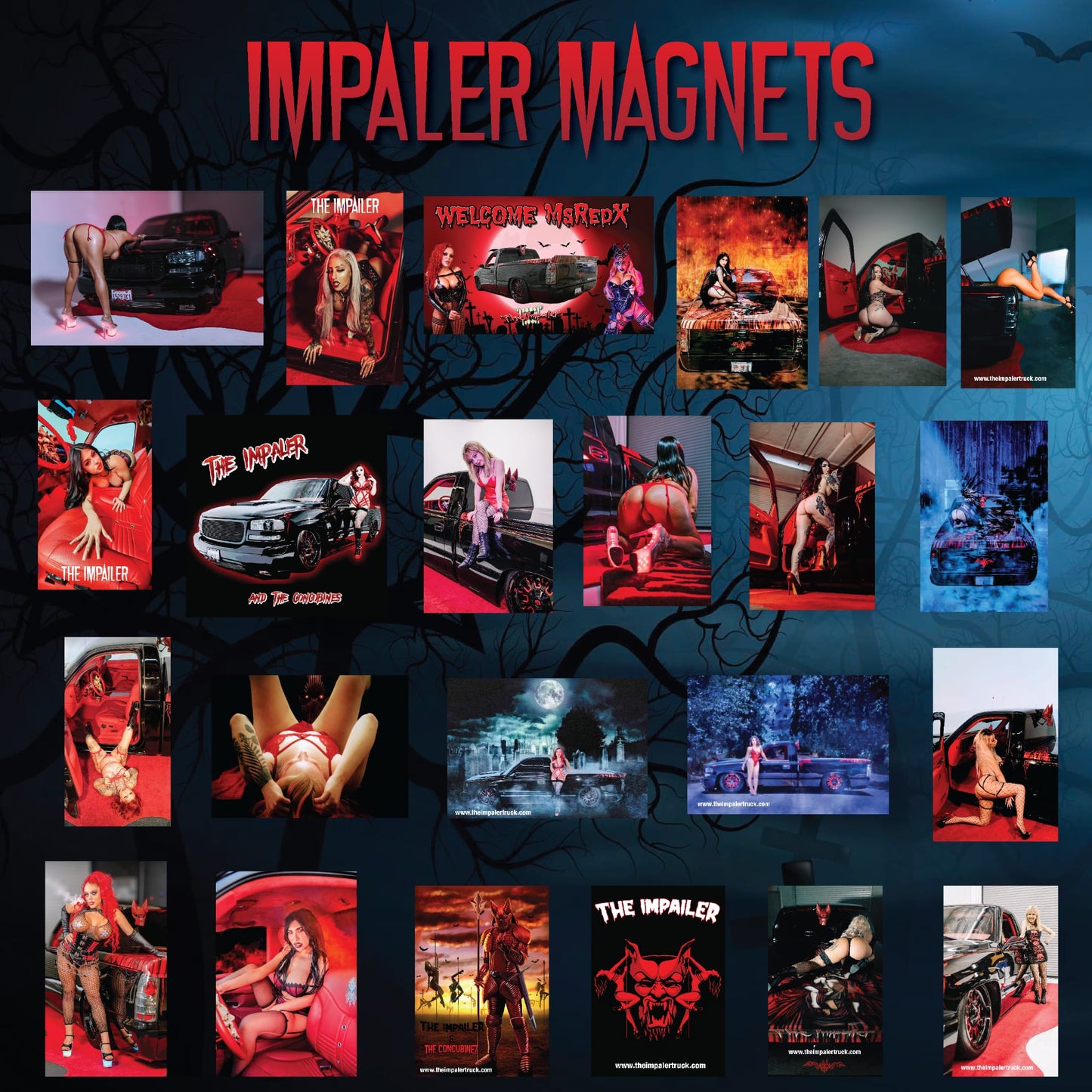 The Impaler & Concubine Magnets