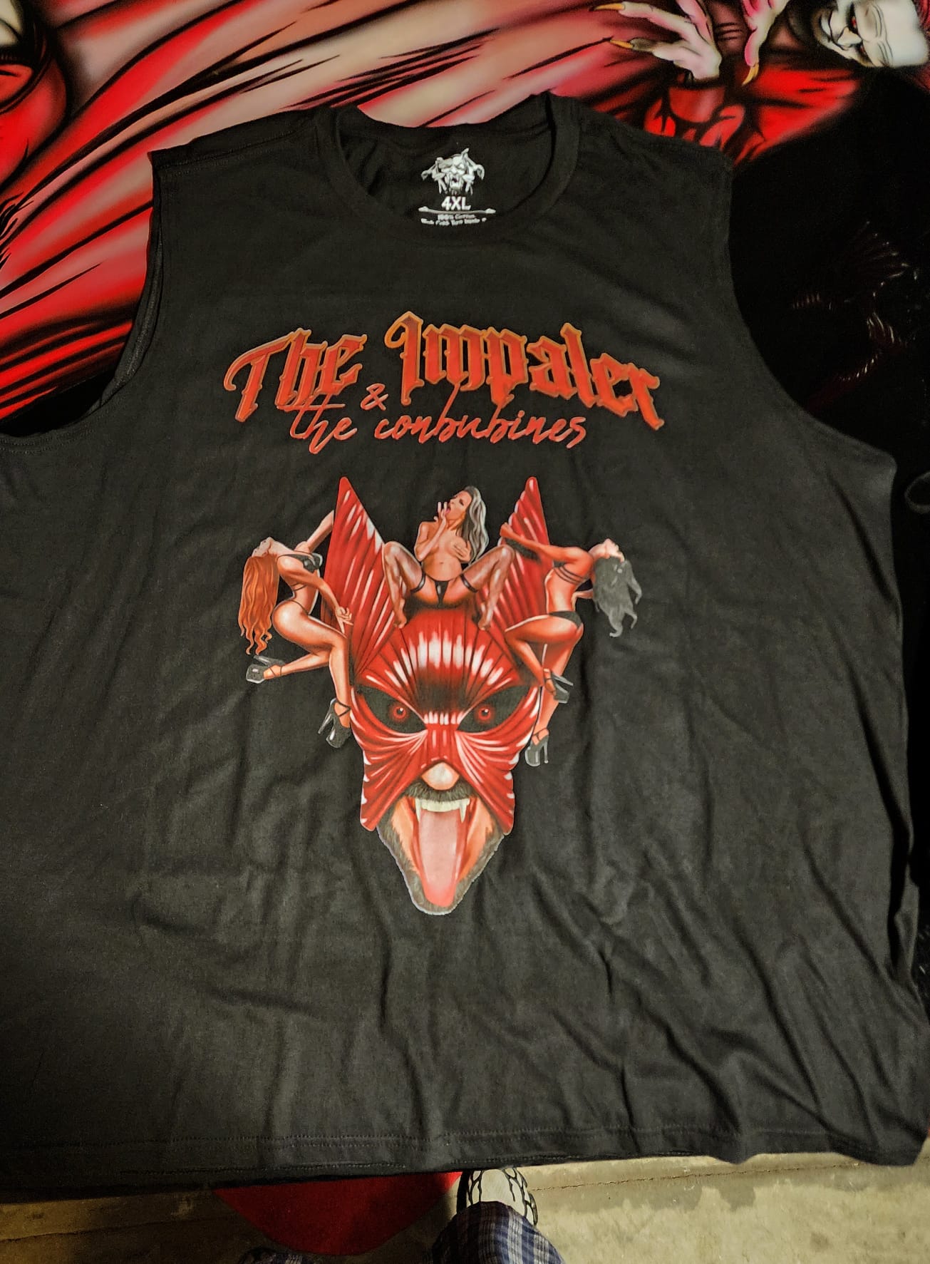 The Impaler & Th Concubines The Impaler Feeding Time Tank Top Front View